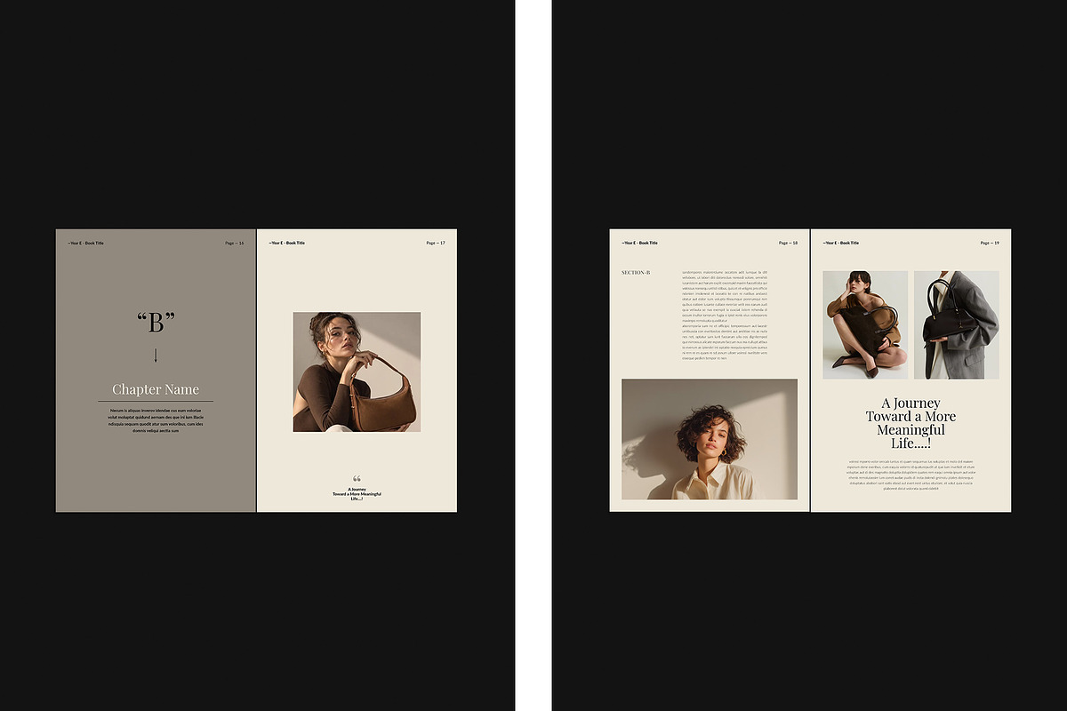 Digital E-Book Design Template, a Magazine Template by TemplateFolio-Shop (Photo 9 of 28)