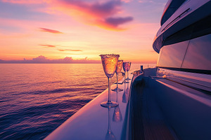 Group of friends enjoying cocktails, a Photo by Pavel_design