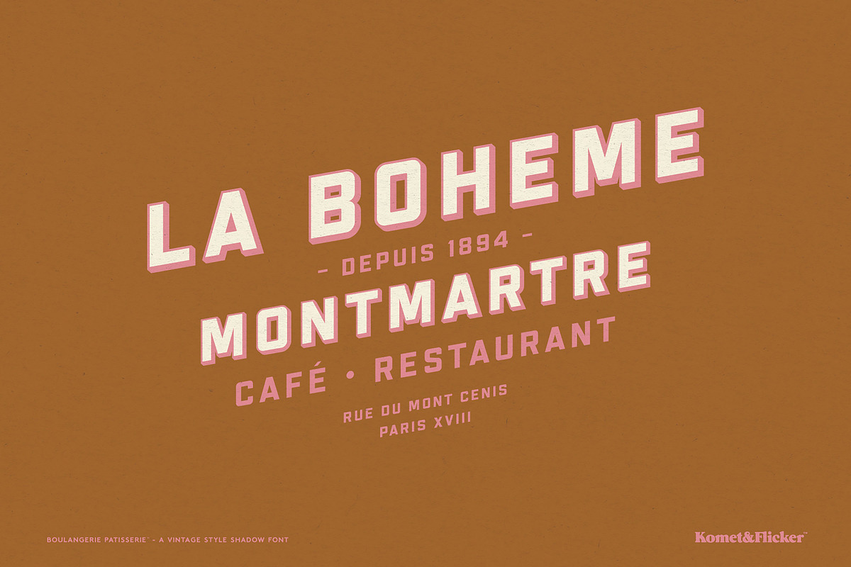 Boulangerie Patisserie, a Sans Serif Font by Komet & Flicker (Photo 9 of 14)