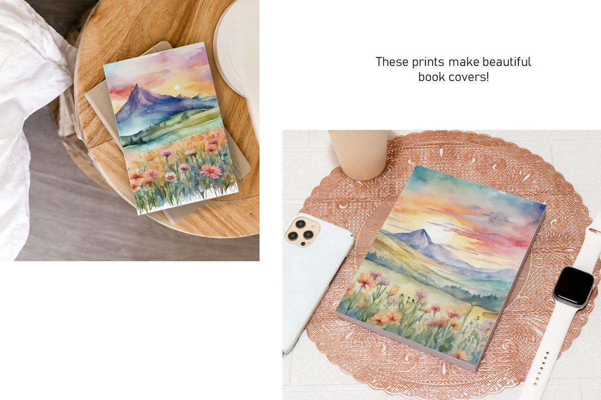 Watercolor Mountain Landscapes Set 3, a Decorative Illustration by Kat's Artful Creations (Photo 19 of 21)