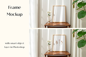 Minimal Photo Frame Mockup