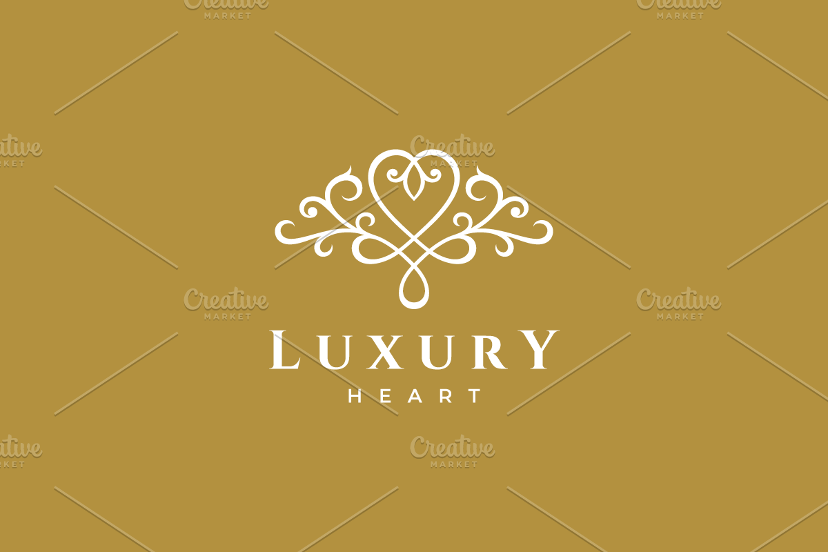 Luxury Heart Logo, a Branding & Logo Template by yopie (Photo 3 of 4)