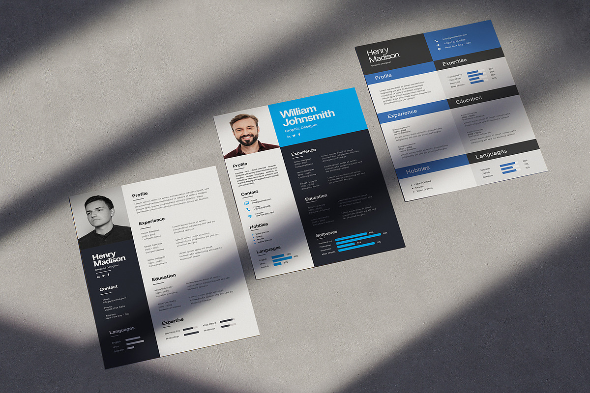 20 in 1 Resume Bundle, a Resume Template by Saman Osama (Photo 13 of 14)