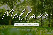 Melluvo | A Script Handwriting Font, a Script Font by Everyday Perfection (Thumbnail 1 of 5)