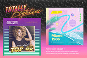 80's Synthwave Square Artpack, a Social Media Template by dennybusyet (Thumbnail 5 of 9)