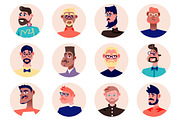 Cartoon People Avatars, an Emoji Icon by alexdndz (Thumbnail 9 of 13)