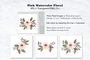 Watercolor Floral Wedding Suite, an Invitation Template by La Bella Rue (Thumbnail 4 of 4)