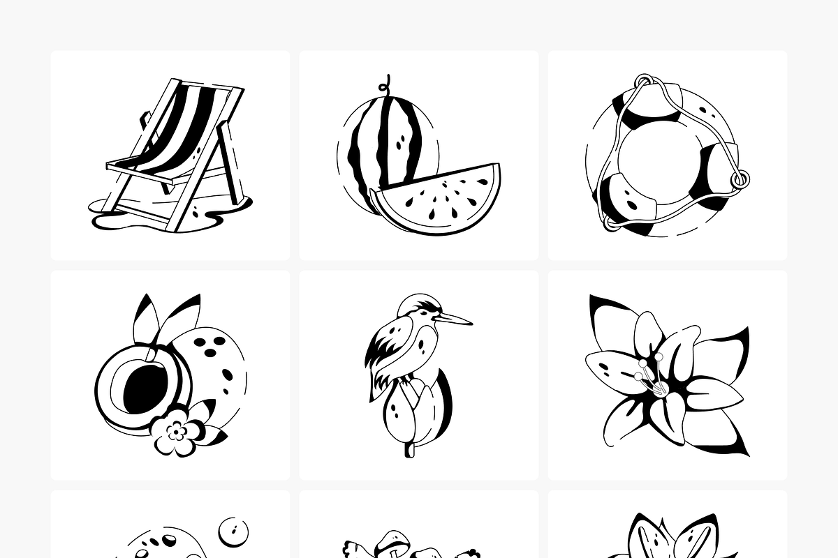 Animated Tropical Icon Set, a Duotone Icon by Prosymbols (Photo 11 of 14)