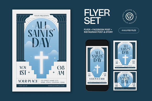 All Saints' Day Flyer preview 4