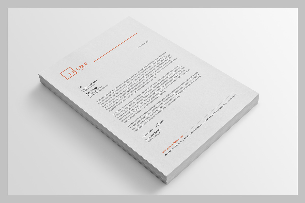 Letterhead, a Stationery Template by deviserpark (Photo 4 of 4)