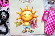 Quirky Summer Beach Day Clipart, an Illustration by CreationArt (Thumbnail 5 of 9)