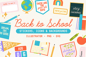 Back to School Bundle, an Illustration by Blue River Studio