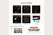 Systeme.io Dark Red List Shop Layout, a Landing Page Template by Hayley's Digital Hub (Thumbnail 3 of 10)