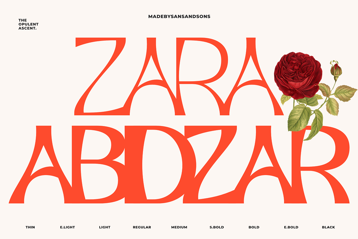 Opulent Ascend - 9 Font Family, a Sans Serif Font by Sans & Sons (Photo 5 of 10)