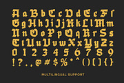 Eldrake Blackletter Font, a Blackletter Font by Letterhend Studio (Thumbnail 5 of 11)