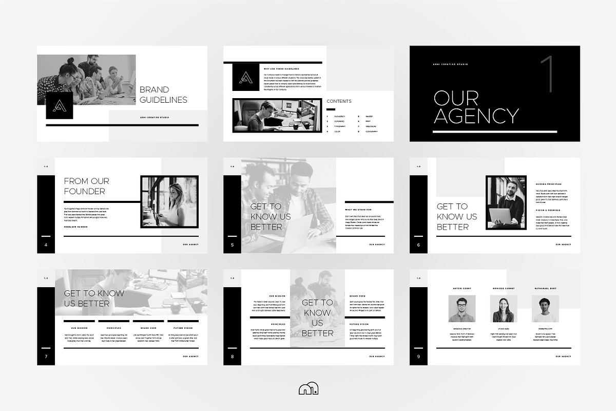 Brand Keynote - Ashi, a Presentation Template by bilmaw creative (Photo 2 of 8)
