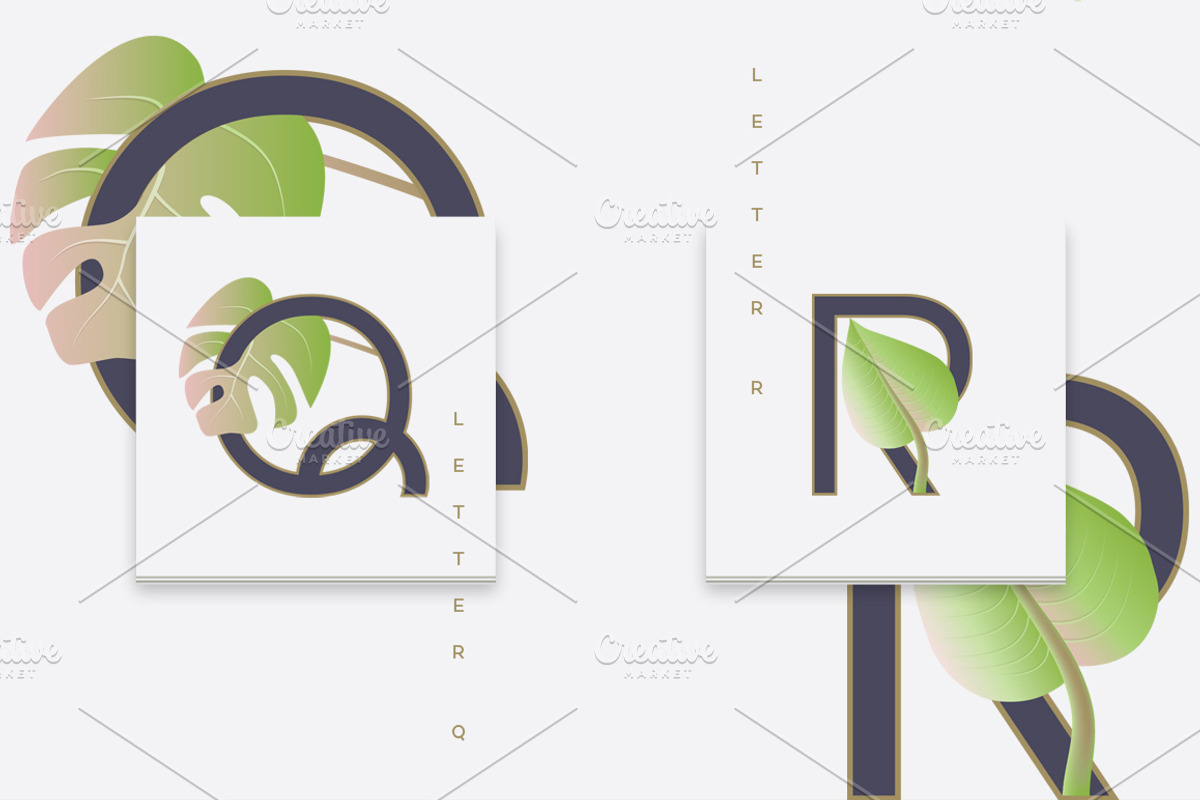 Spring alphabet letters, a Symbol Font by Polar Vectors (Photo 19 of 23)