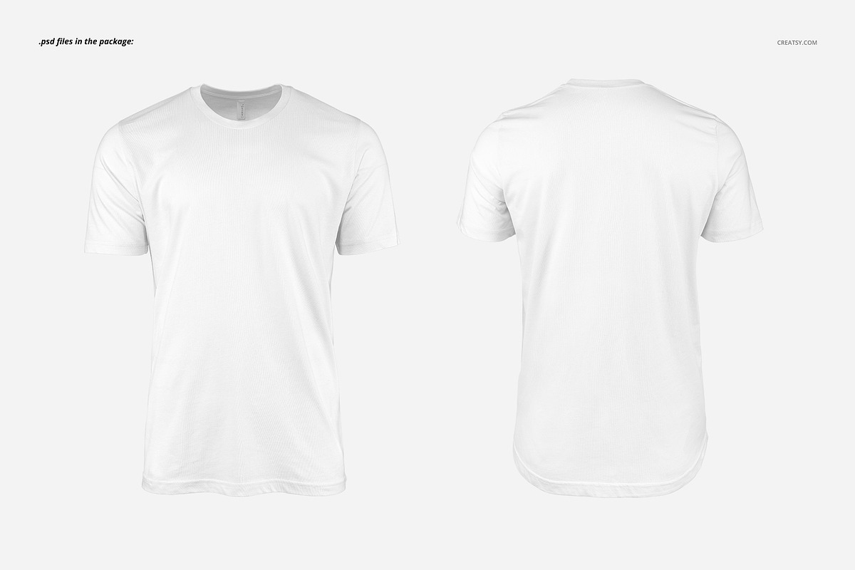 Men T-shirt Mockup Set, a Shirt Mockup by Creatsy (Photo 2 of 13)