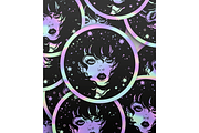 Stickers WITCHY vibe, an Animal Illustration by Victoria Bat (Thumbnail 3 of 5)