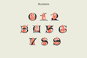 Lewis Chessmen Medieval Initials, a Blackletter Font by kaer_shop (Thumbnail 9 of 10)