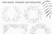 TROPICAL SHADOWS Watercolor Pack, an Illustration by Yashroom (Thumbnail 2 of 5)