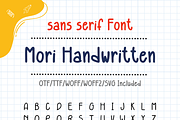 Mori Handwritten Font, a Handwritten Font by ZoloDesignHub (Thumbnail 8 of 10)