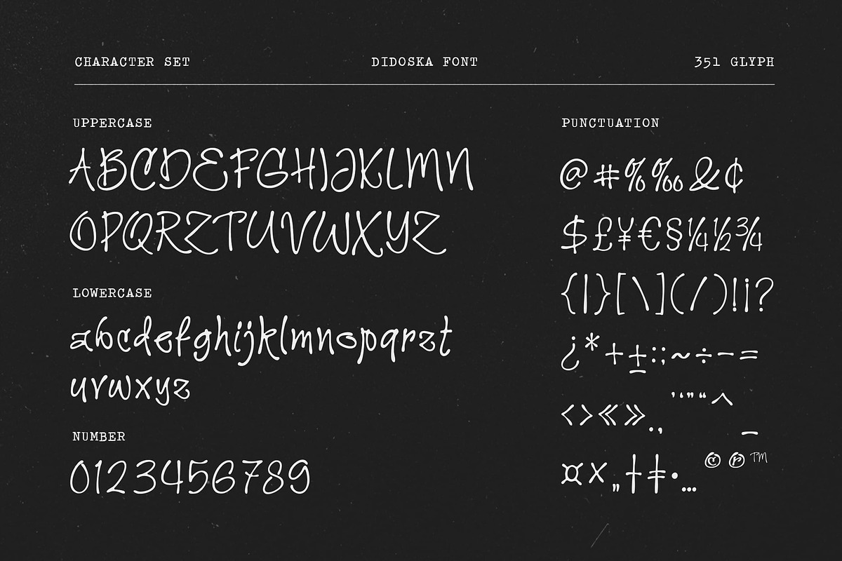 Didoska – Editorial Handwriting Font, a Handwritten Font by Blankids Studio (Photo 11 of 12)