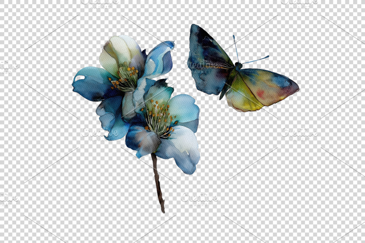Watercolor Flowers, a Decorative Illustration by BazziBa♥ (Photo 2 of 9)