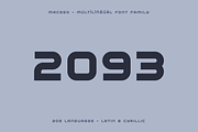 Macego - Geometric Typeface, a Sans Serif Font by alpercakici (Thumbnail 12 of 22)
