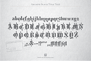 Archive Black Title Text, a Blackletter Font by Archive Type Fonts (Thumbnail 3 of 3)