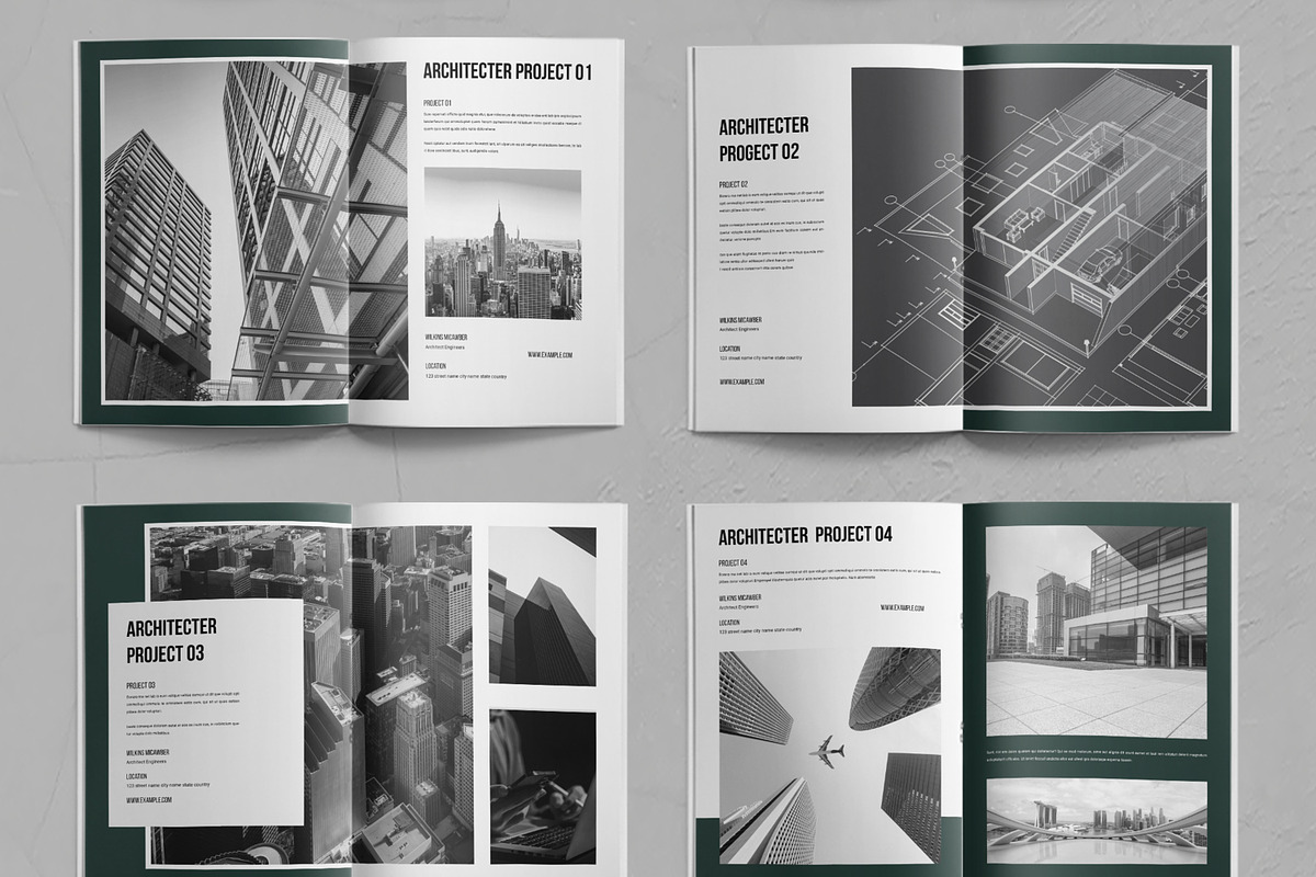 Architecture Brochure Template, a Brochure Template by ContestDesign (Photo 3 of 3)