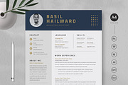 Resume Template / CV, a Resume Template by UpSolution (Thumbnail 1 of 5)