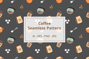 Coffee Seamless Pattern