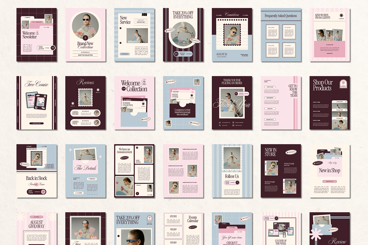 Email Marketing Newsletter Template, an Email Template by Branding Babe Co. (Photo 4 of 10)