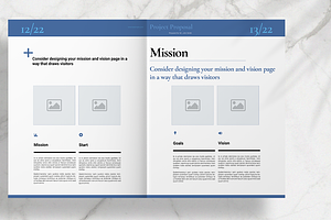 Blue Business Proposal Layout