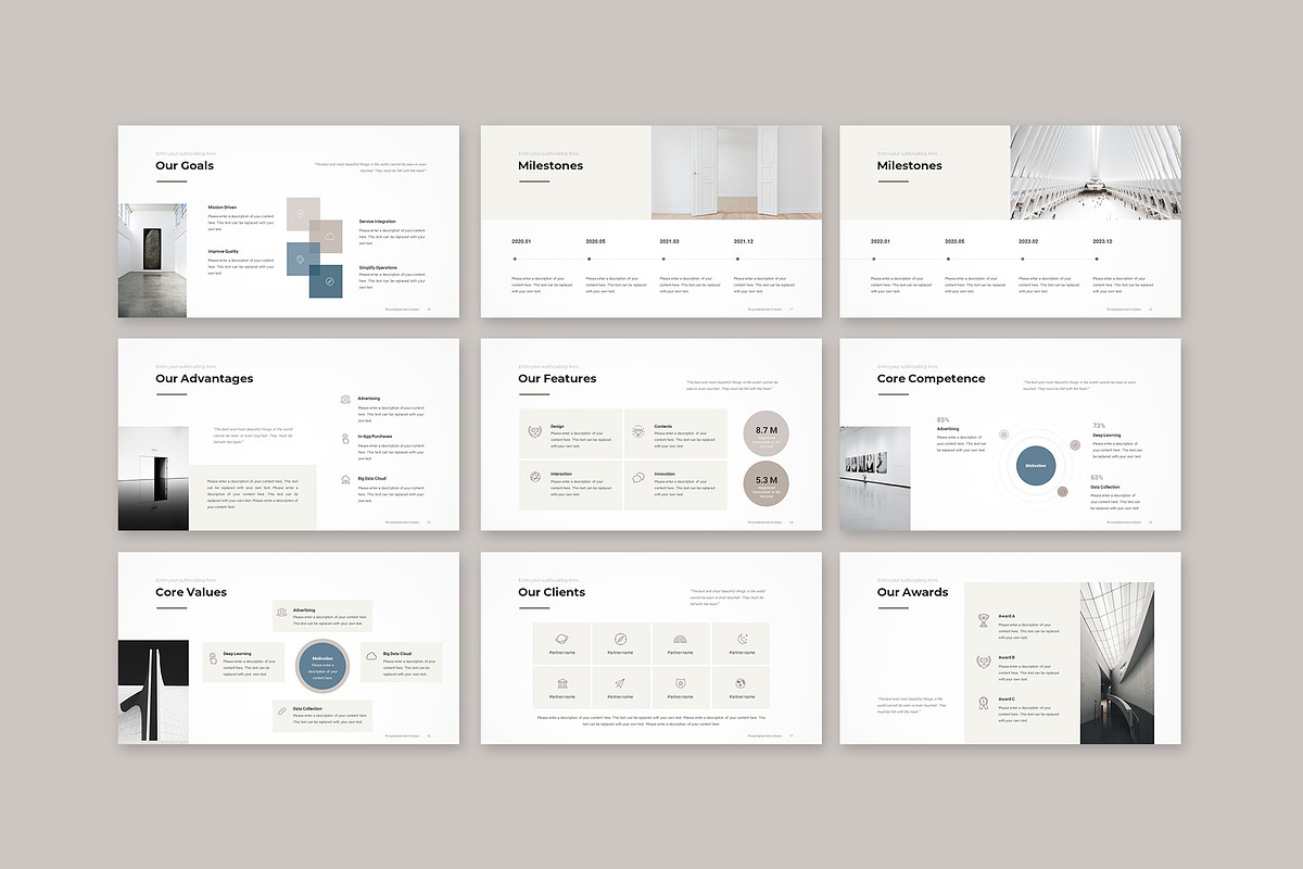 Company Profile PowerPoint Template, a Presentation Template by CreativityForest (Photo 5 of 14)