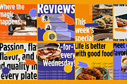 Restaurant Instagram Posts Pack, a Templates & Theme by Cam Design (Thumbnail 2 of 4)