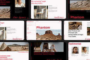 Phantom-Minimal Brand Google Slides