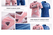 Complete Football Jersey Mockup, a Shirt Mockup by Mockup Power (Thumbnail 7 of 17)