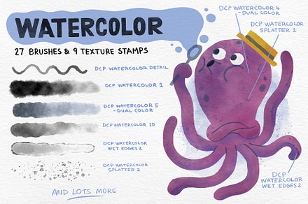 Photoshop Watercolor Brushes