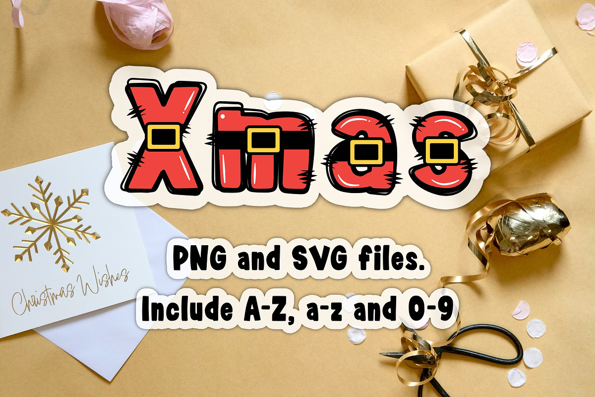 Santa Pulsar OTF PNG SVG, a Symbol Font by DREAMs Soul G. (Photo 5 of 5)