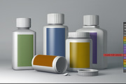 Medicines Packaging Mock-Up, a Cups & Container Mockup by maximmmmum (Thumbnail 6 of 7)