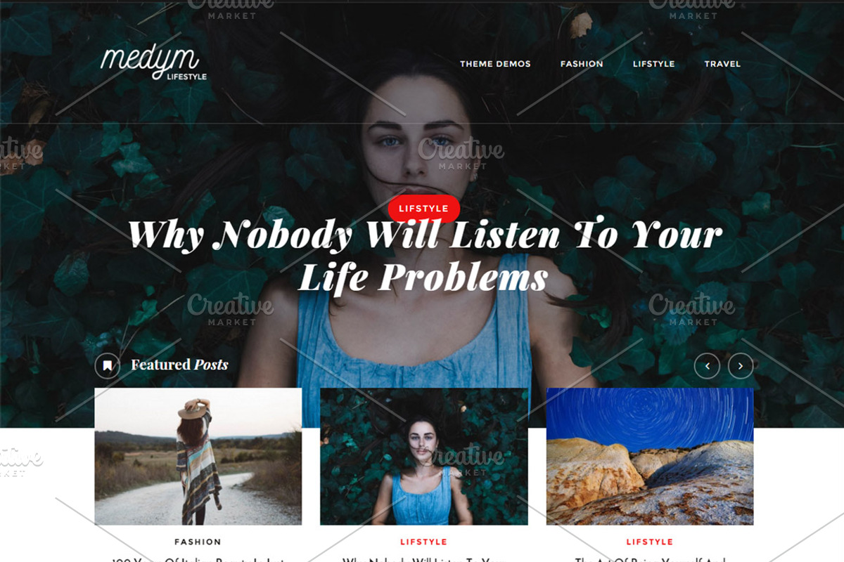 Medym - 5 Blogs styles in 1 theme, a WordPress Template by Wp Folk (Photo 3 of 4)