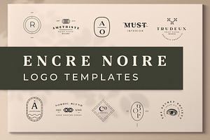 Encre Noire Logo Minimal Modern