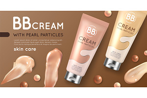 Bb cream poster. Facial skin care, an Object Illustration by YummyBuum