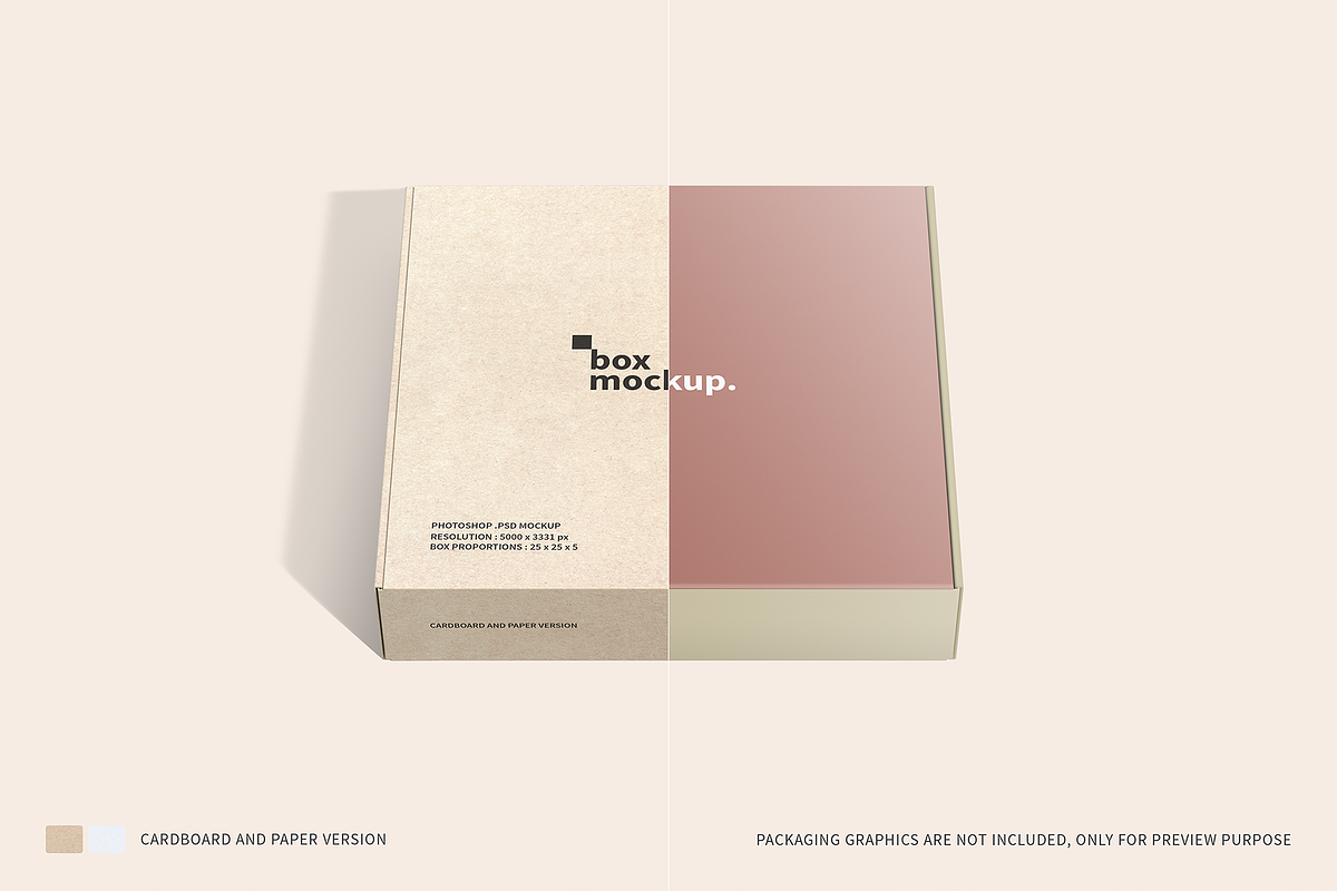Mailing Box Packaging Mockups, a Merchandise Mockup by shaikerintu (Photo 8 of 12)