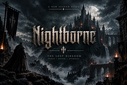 Nightborne — Gothic Blackletter Font, a Blackletter Font by Wow Magic (Thumbnail 1 of 5)