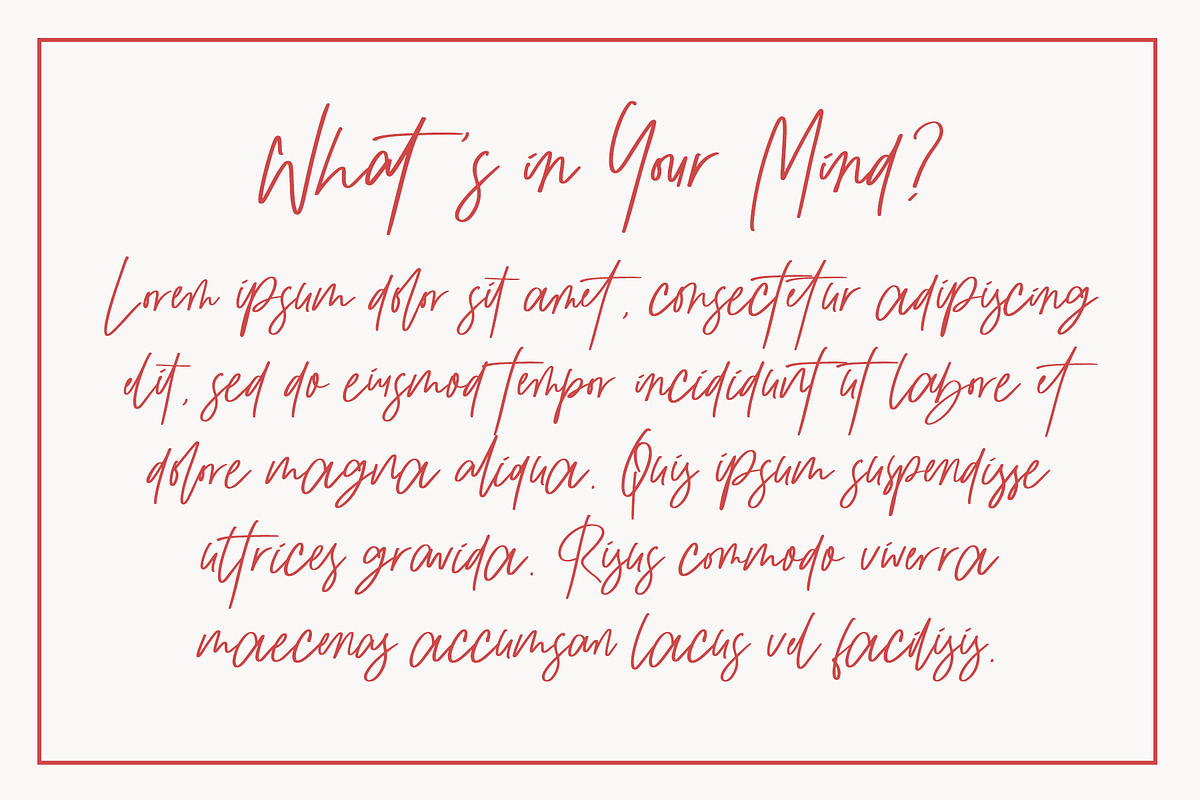 Bossy Winstone - Natural Handwritten, a Handwritten Font by Airotype (Photo 10 of 13)