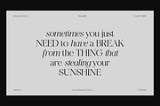 Tangier - Classy Modern Serif, a Serif Font by Viswell (Thumbnail 2 of 12)