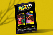 Aman - Cyber Security Glitch style, a Flyer Template by Attype (Thumbnail 2 of 4)